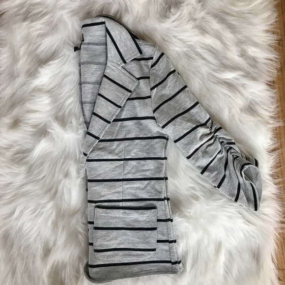 Striped cotton blazer - Picture 3 of 5